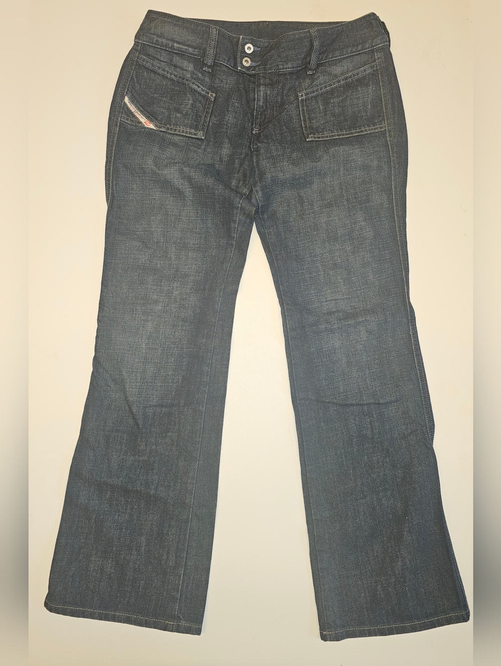 EUC | 31 | Diesel | Dark Wash Bootcut Jeans Low Rise Medium Wash Y2K Denim